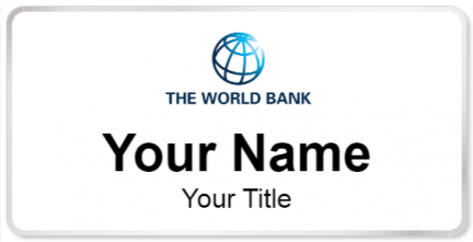 Custom name badges for World Bank