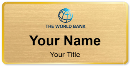 Custom name badges for World Bank