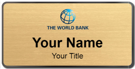 Custom name badges for World Bank
