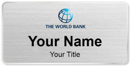 Custom name badges for World Bank