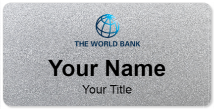 Custom name badges for World Bank