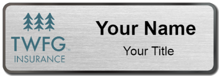 Custom name badges for TWFG Insurance Services