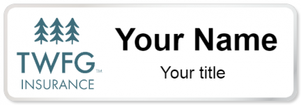 Custom name badges for TWFG Insurance Services