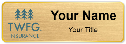 Custom name badges for TWFG Insurance Services