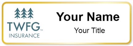 Custom name badges for TWFG Insurance Services