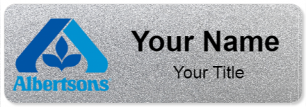 Custom name badges for Albertsons