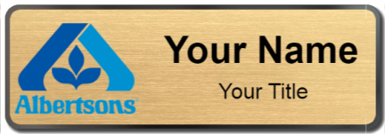 Custom name badges for Albertsons