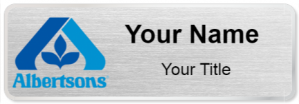 Custom name badges for Albertsons