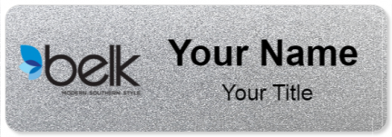 Custom name badges for Belk