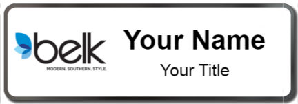 Custom name badges for Belk
