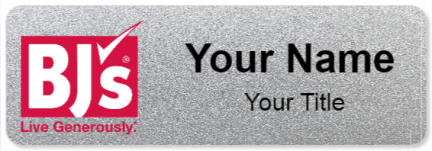 Custom name badges for BJs