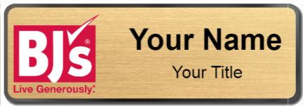 Custom name badges for BJs