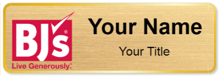 Custom name badges for BJs