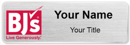 Custom name badges for BJs