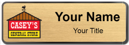 Custom name badges for Caseys