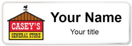 Custom name badges for Caseys