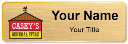 Custom name badges for Caseys