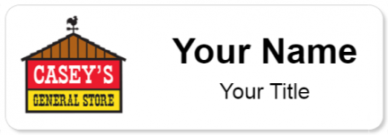 Custom name badges for Caseys