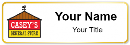 Custom name badges for Caseys