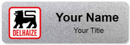 Custom name badges for Delhaize