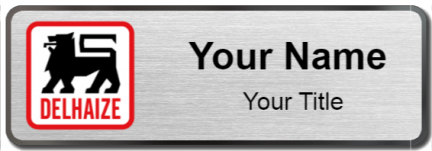 Custom name badges for Delhaize