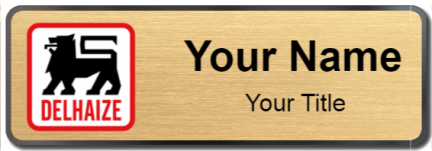 Custom name badges for Delhaize