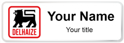 Custom name badges for Delhaize