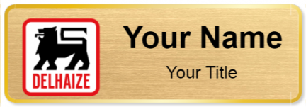 Custom name badges for Delhaize