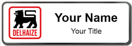 Custom name badges for Delhaize