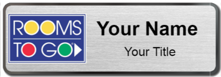 Custom name badges for Rooms to Go