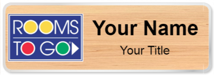 Custom name badges for Rooms to Go