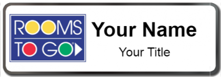 Custom name badges for Rooms to Go