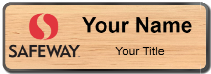 Custom name badges for Safeway