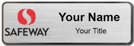 Custom name badges for Safeway