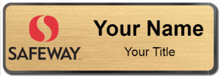 Custom name badges for Safeway