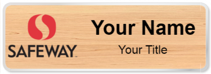 Custom name badges for Safeway