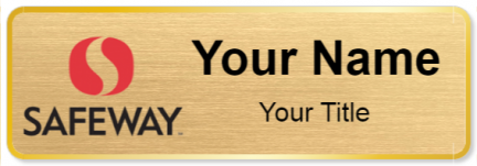 Custom name badges for Safeway