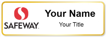 Custom name badges for Safeway