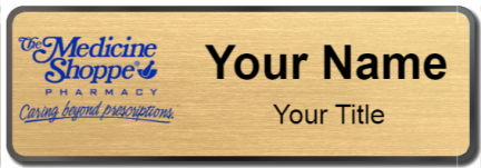 Custom name badges for The Medicine Shoppe