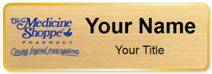 Custom name badges for The Medicine Shoppe