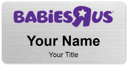Custom name badges for Babies R Us
