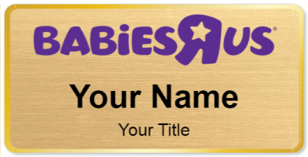 Custom name badges for Babies R Us