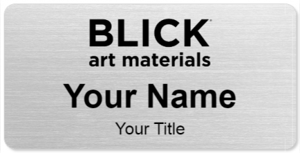 Custom name badges for Blick