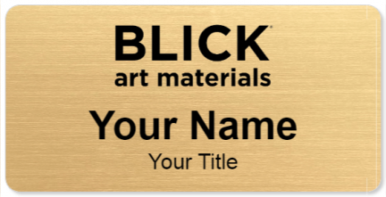 Custom name badges for Blick