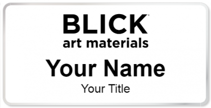 Custom name badges for Blick