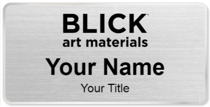 Custom name badges for Blick