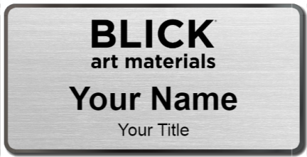 Custom name badges for Blick
