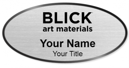 Custom name badges for Blick