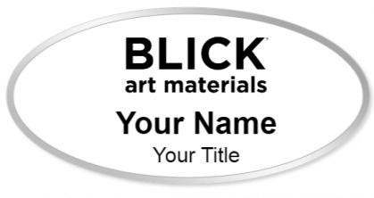 Custom name badges for Blick