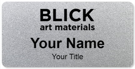 Custom name badges for Blick